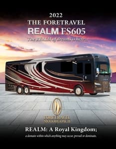 2022 Foretravel Realm FS605 Brochure page 1