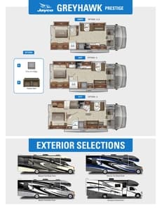 2022 Jayco Greyhawk Prestige Flyer page 1