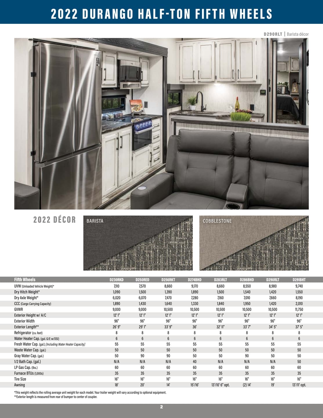 Kz Rv Durango Half Ton Brochure Download Rv Brochures Recreationalvehicles Info