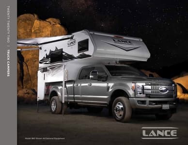 2022 Lance Truck Campers Brochure page 1