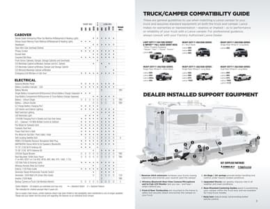 2022 Lance Truck Campers Brochure page 9