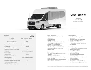 2022 Leisure Travel Vans Full Line Brochure page 9