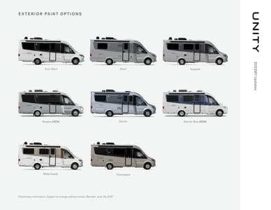 2022 Leisure Travel Vans Product Updates Brochure page 4