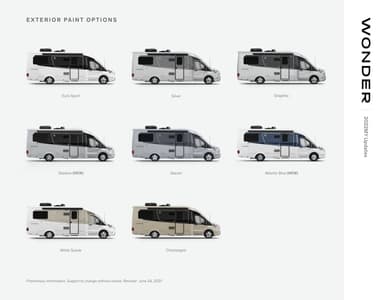 2022 Leisure Travel Vans Product Updates Brochure page 7