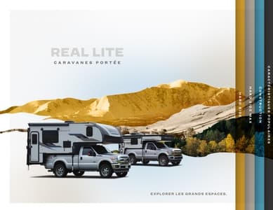 2022 Palomino Real Lite Truck Camper French Brochure page 1