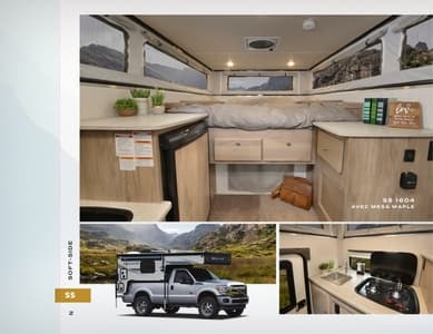 2022 Palomino Real Lite Truck Camper French Brochure page 2
