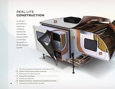 2022 Palomino Real Lite Truck Camper French Brochure page 8