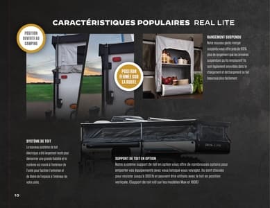 2022 Palomino Real Lite Truck Camper French Brochure page 10