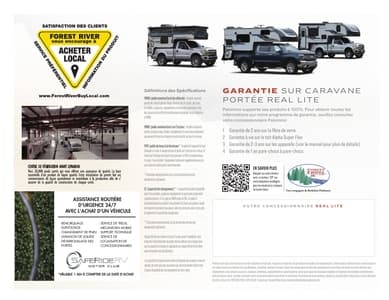 2022 Palomino Real Lite Truck Camper French Brochure page 12