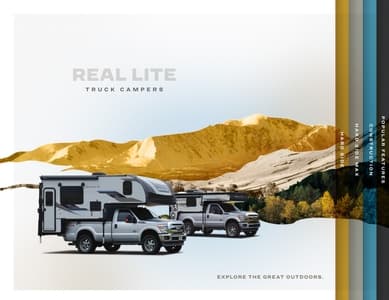2022 Palomino Real Lite Truck Camper Brochure page 1