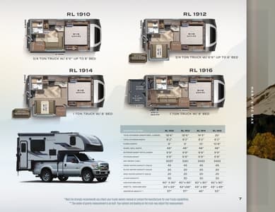 2022 Palomino Real Lite Truck Camper Brochure page 7