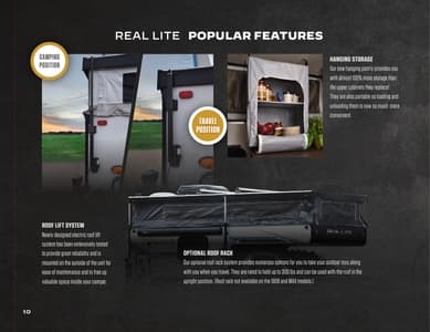 2022 Palomino Real Lite Truck Camper Brochure page 10