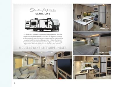 2022 Palomino Solaire French Brochure page 6