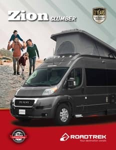 2022 Roadtrek Zion Slumber Brochure page 1