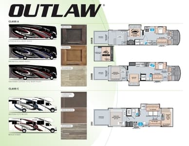 2022 Thor Outlaw Class C Brochure page 1