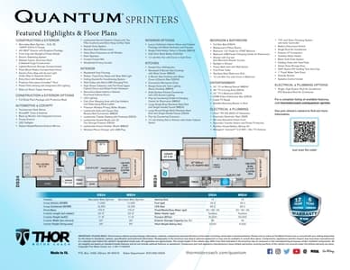 2022 Thor Quantum Brochure page 4