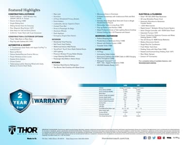 2022 Thor Rize Brochure page 2