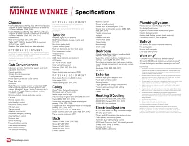 2022 Winnebago Minnie Winnie Brochure page 6