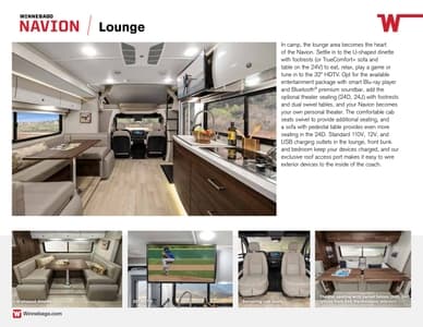 2022 Winnebago Navion Brochure page 3