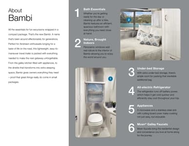 2023 Airstream Bambi Travel Trailer Brochure page 4