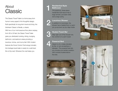 2023 Airstream Classic Travel Trailer Brochure page 4