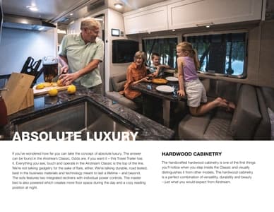 2023 Airstream Classic Travel Trailer Brochure page 8