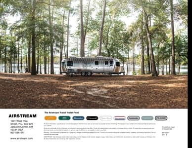 2023 Airstream Classic Travel Trailer Brochure page 24