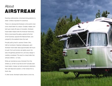 2023 Airstream Globetrotter Travel Trailer Brochure page 2