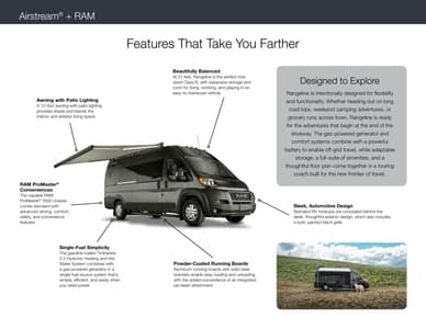2023 Airstream Rangeline Touring Coach Brochure page 2