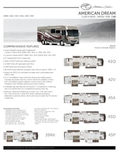 2023 American Coach American Dream Flyer page 1
