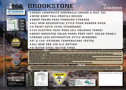 2023 Coachmen Brookstone Brochure page 4