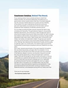 2023 Coachmen Catalina Brochure page 2