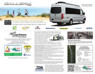 2023 Coachmen Galleria Brochure page 12