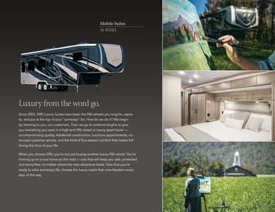 2023 DRV Luxury Suites Mobile Suites Brochure page 3