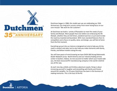 2023 Dutchmen Astoria Brochure page 4