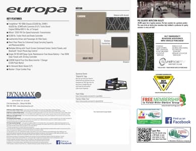 2023 Dynamax Europa Brochure page 4