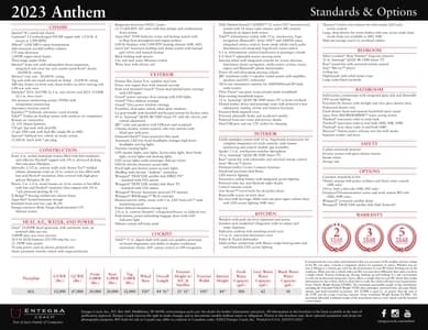 2023 Entegra Coach Anthem Flyer page 2