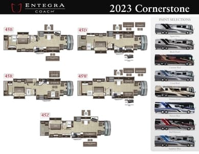 2023 Entegra Coach Cornerstone Flyer page 1