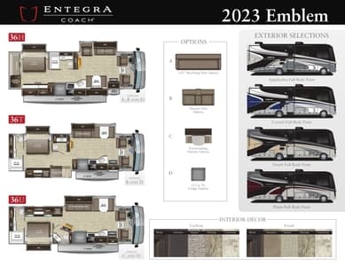 2023 Entegra Coach Emblem Flyer page 1