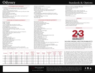 2023 Entegra Coach Odyssey Flyer page 2