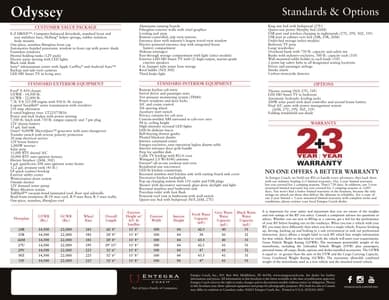 2023 Entegra Coach Odyssey Brochure page 4