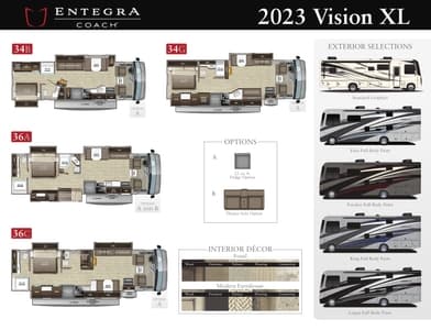 2023 Entegra Coach Vision Xl Flyer page 1