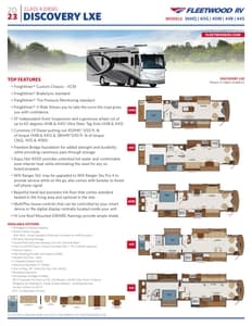 2023 Fleetwood Discovery LXE Flyer page 1