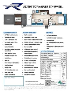 2023 Forest River Rogue SUT Flyer page 2