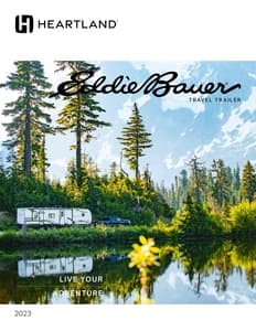 2023 Heartland Eddie Bauer Brochure page 1