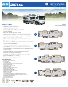 2023 Holiday Rambler Armada Flyer page 1
