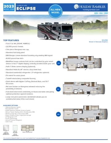 2023 Holiday Rambler Eclipse Flyer