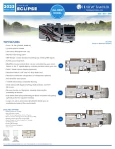 2023 Holiday Rambler Eclipse Flyer page 1