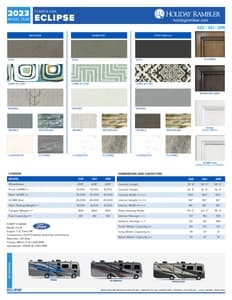 2023 Holiday Rambler Eclipse Flyer page 2