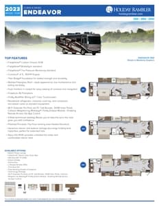 2023 Holiday Rambler Endeavor Flyer page 1